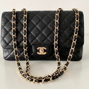 SOLD!!! Authentic Chanel jumbo caviar